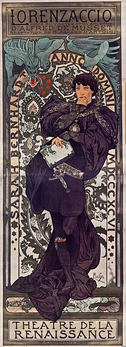 A.Mucha, Lorenzaccio, 1896