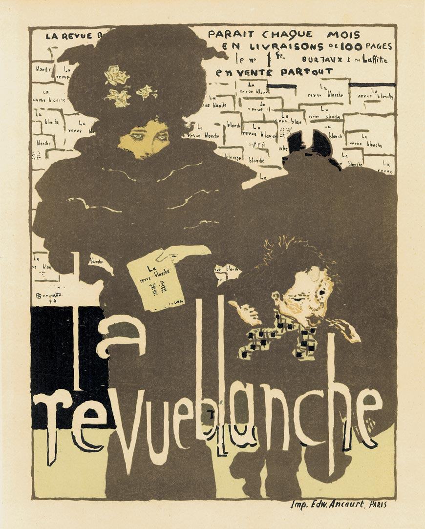 Pierre Bonnard. (1867 – 1947). La revue blanche 1894, Folyóiratborító