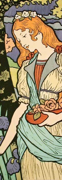 Eugène Grasset (1845 – 1917), plakát előnyomat a Grafton Gallery, London, részére, 1897