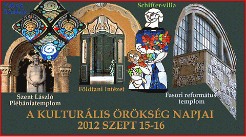 Kulturális Örökség Napjai - Szecessziós helyszínek 2012